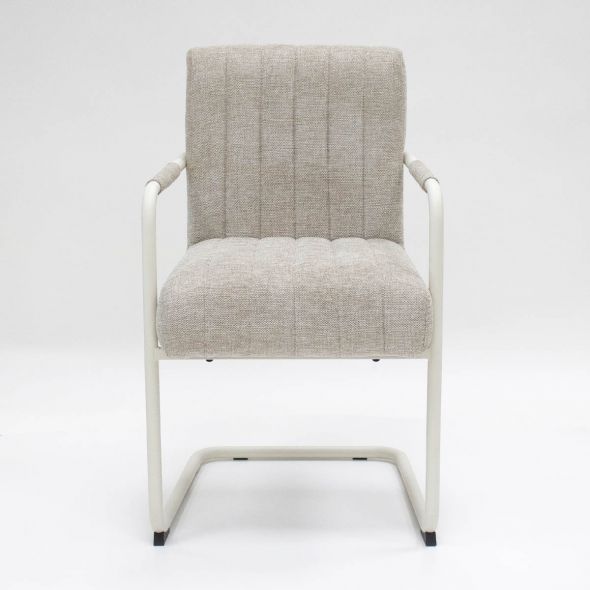 Kick Isa Tubular Frame Chair - Beige