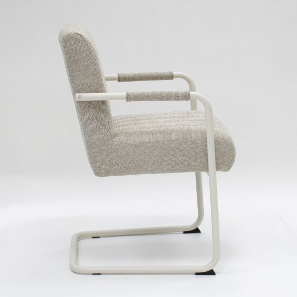 Kick Isa Tubular Frame Chair - Beige