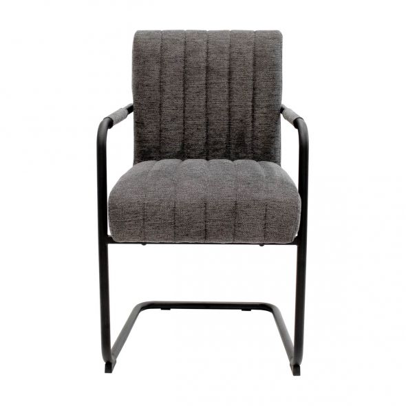 Kick Isa Tubular Frame Chair - Dark Grey