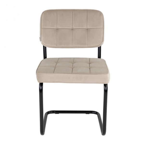KICK IVY Tubular Frame Chair - Champagne