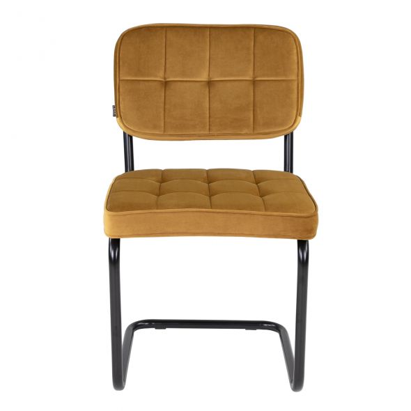 KICK IVY Tubular Frame Chair - Gold