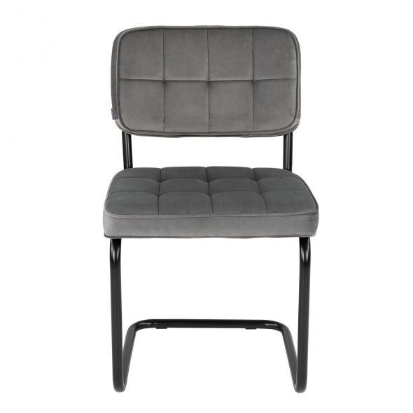 KICK IVY Tubular Frame Chair - Grey