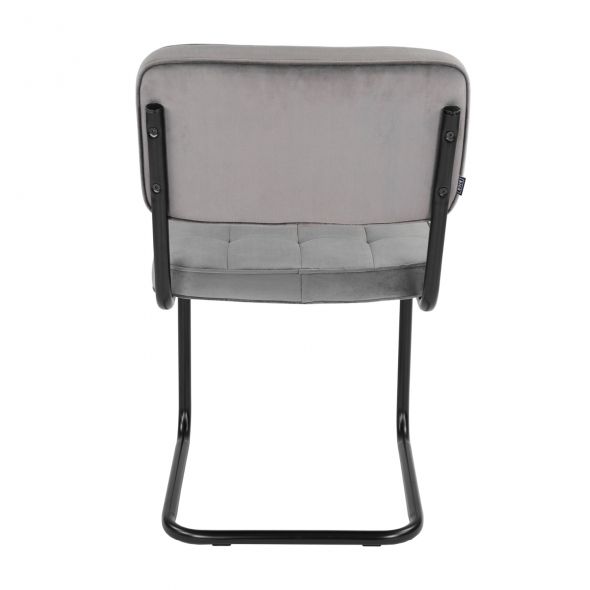 KICK IVY Tubular Frame Chair - Grey