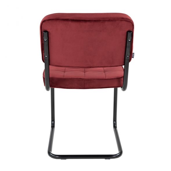 KICK IVY Tubular Frame Chair - Red