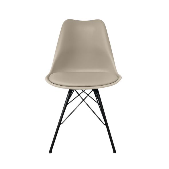 KICK LUUK Metal Bucket Chair - Taupe