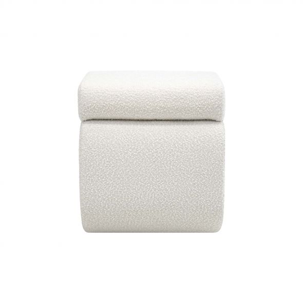 Kick Pouffe Puck - White