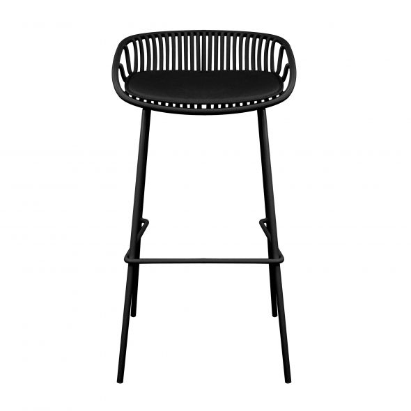 Kick Rio Garden Bar Stool - Black