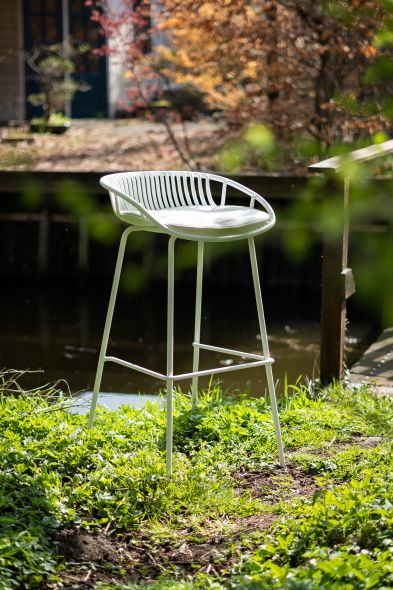 Kick Rio Garden Bar Stool - White