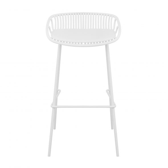 Kick Rio Garden Bar Stool - White