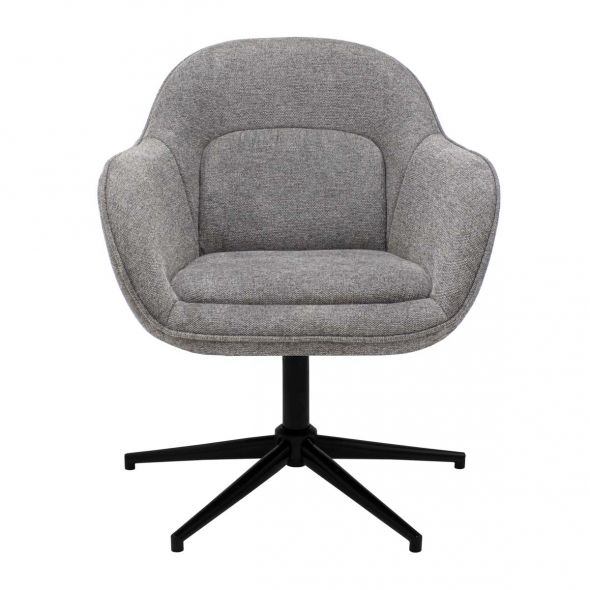 Kick Swivel Armchair Lux - Dark Grey