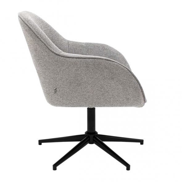 Kick Swivel Armchair Lux - Grey