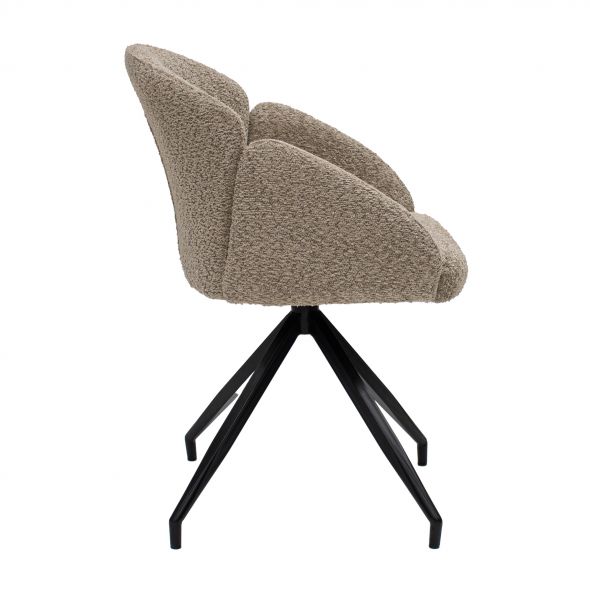 Kick Swivel Chair Aiko - Beige