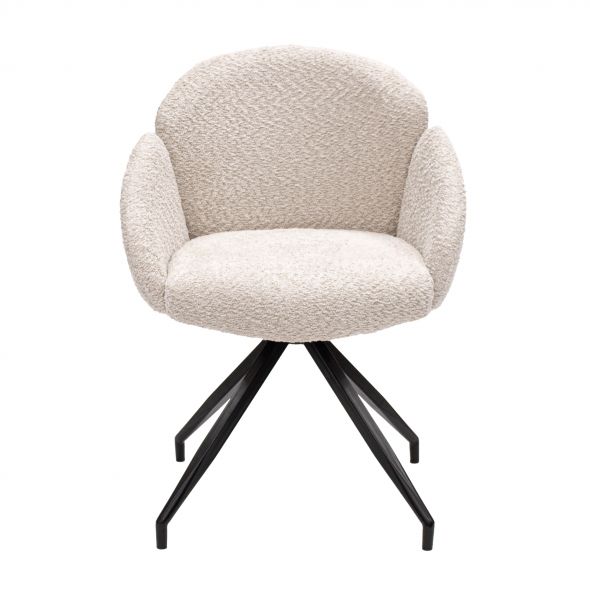 Kick Swivel Chair Aiko - Crème