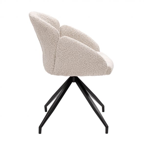 Kick Swivel Chair Aiko - Crème