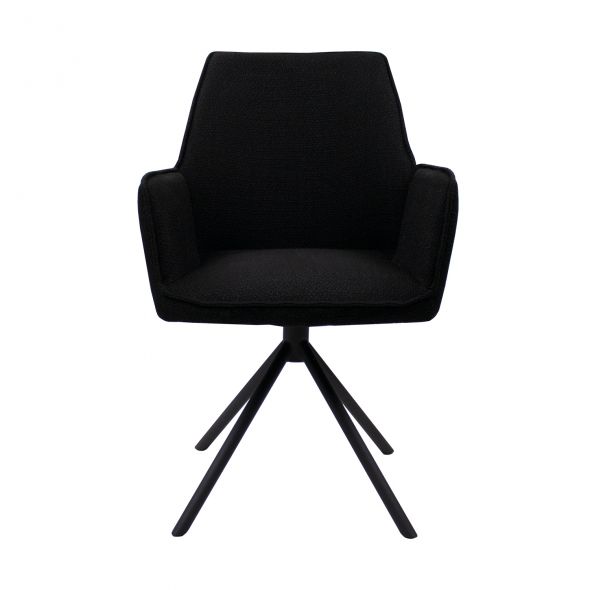 Kick Swivel Chair Alex - Black