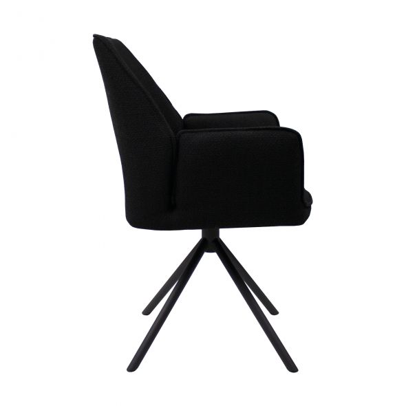 Kick Swivel Chair Alex - Black