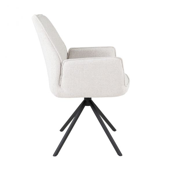 Kick Swivel Chair Alex - White