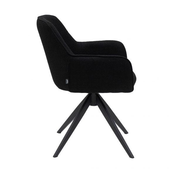 Kick Swivel Chair Arne - Black