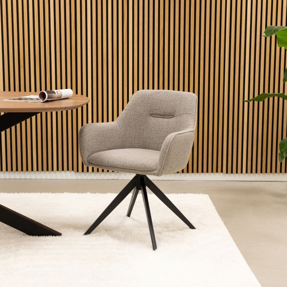 Kick Swivel Chair Arne - Grey