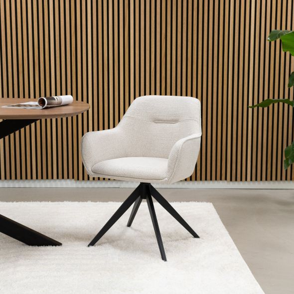 Kick Swivel Chair Arne - White