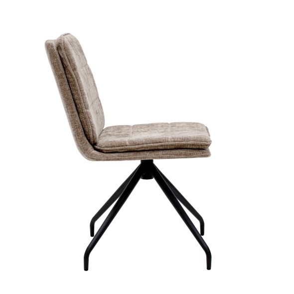 Kick Swivel Chair Aron - Taupe