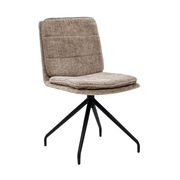 Kick swivel chair Aron - Taupe