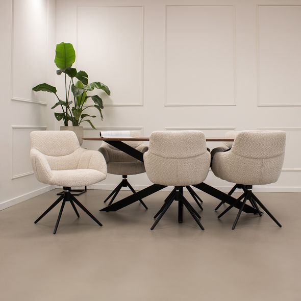 Kick Swivel Chair Fer - Dark Grey