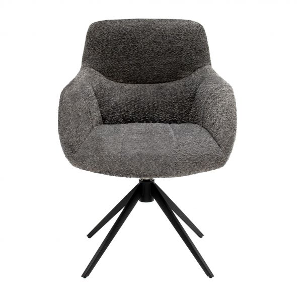 Kick Swivel Chair Fer - Dark Grey