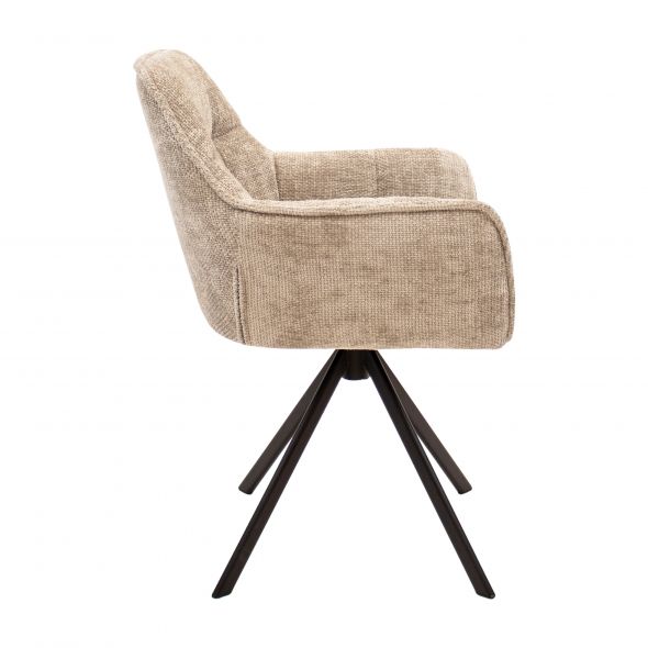 Kick Swivel Chair Luc - Champagne
