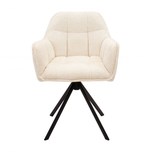 Kick Swivel Chair Luc - Crème