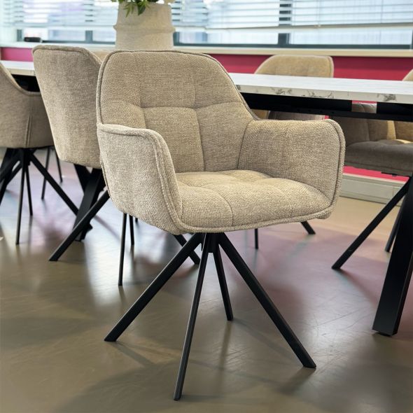 Kick Swivel Chair Luc - Dark Grey