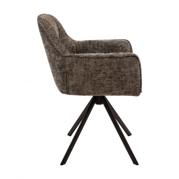 Kick Swivel Chair Luc - Dark Grey