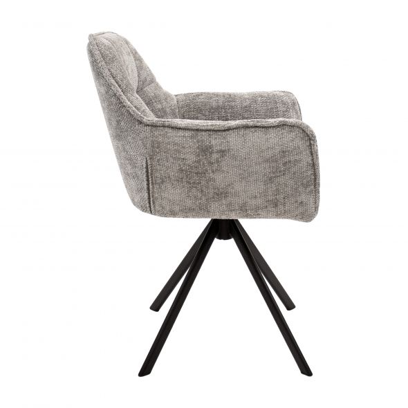 Kick Swivel Chair Luc - Grey