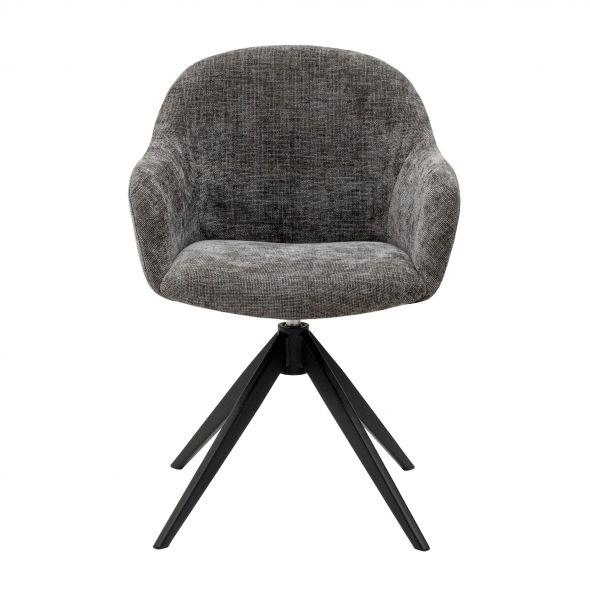 Kick Swivel Chair Matt - Dark Grey