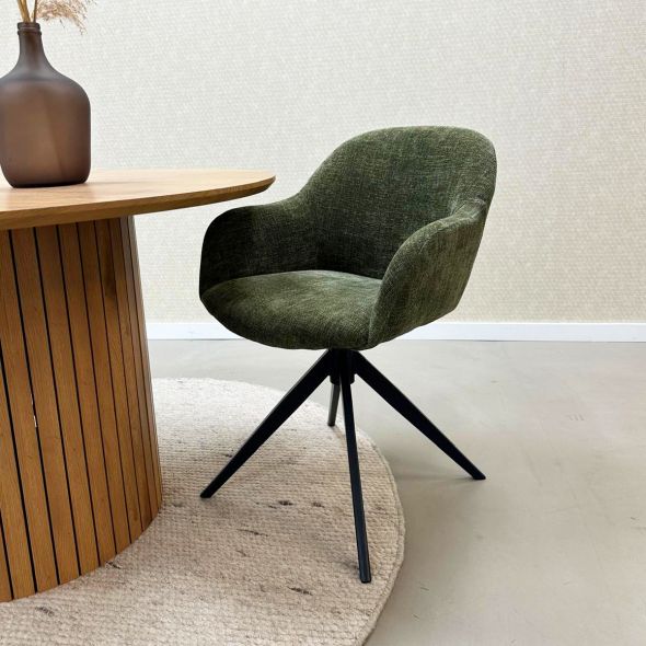 Kick Swivel Chair Matt - Green