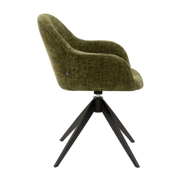 Kick Swivel Chair Matt - Green