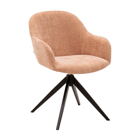 Kick swivel chair Matt - Pink Kick swivel chair Matt - Pink