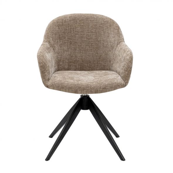 Kick Swivel Chair Matt - Taupe