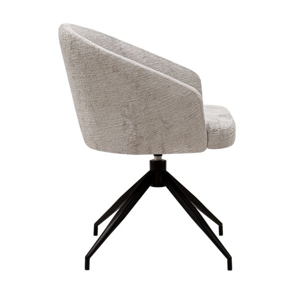 Kick Swivel Chair Merle - Grey