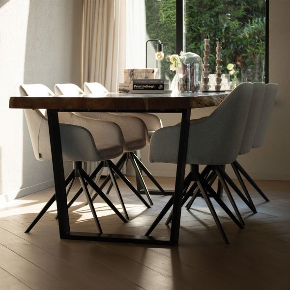 Kick Swivel Chair Mex - Dark Grey