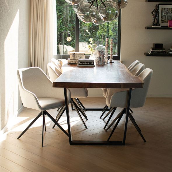 Kick Swivel Chair Mex - Grey