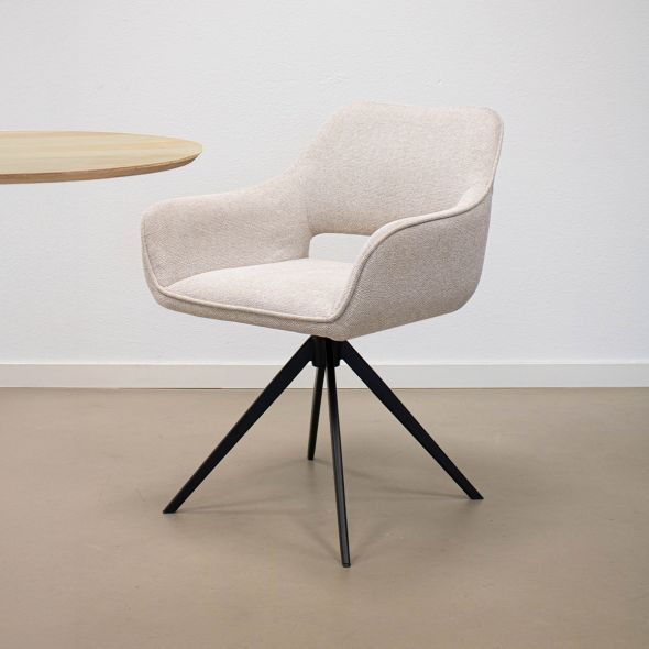 Kick Swivel Chair Miyo - Champagne