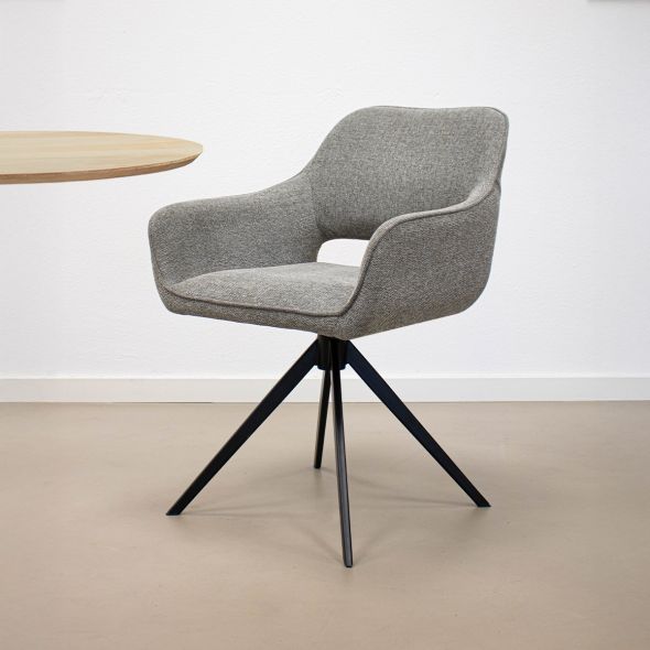 Kick Swivel Chair Miyo - Dark Grey