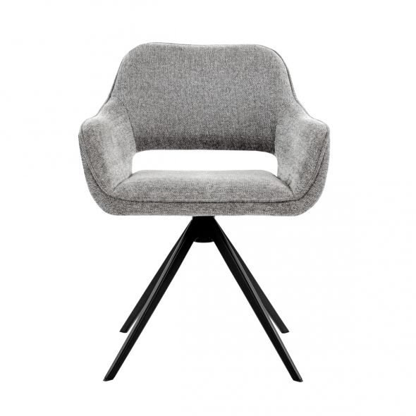 Kick Swivel Chair Miyo - Dark Grey