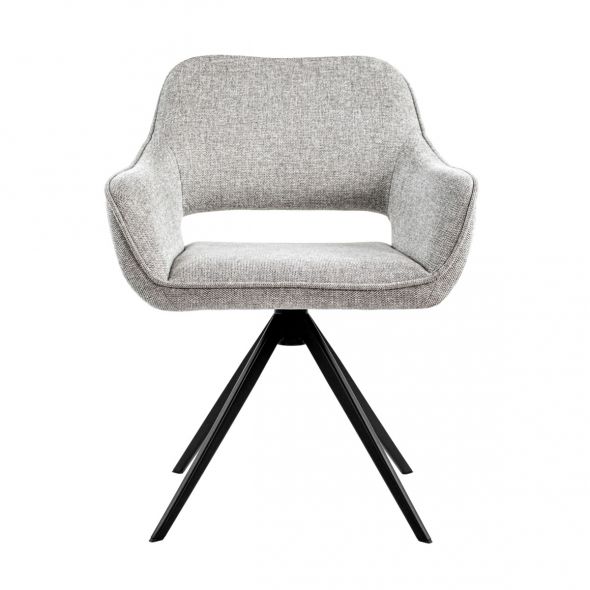 Kick Swivel Chair Miyo - Grey