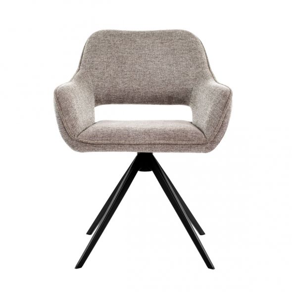 Kick Swivel Chair Miyo - Taupe