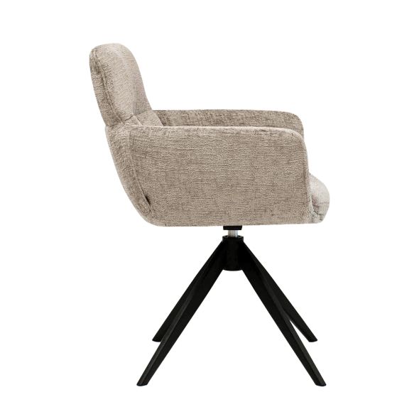 Kick Swivel Chair Niek - Beige
