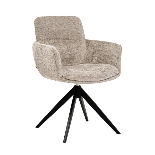 Kick swivel chair Niek - Beige