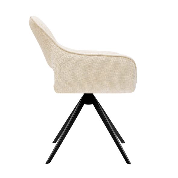 Kick Swivel Chair Nori - Crème