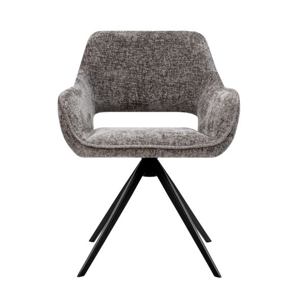 Kick Swivel Chair Nori - Dark Grey